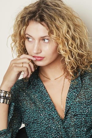 Armband Marble Triangle Blauw Metaal h5 Afbeelding2